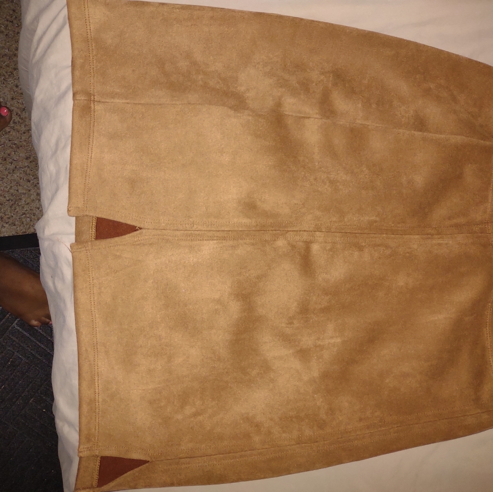 Suede Skirt